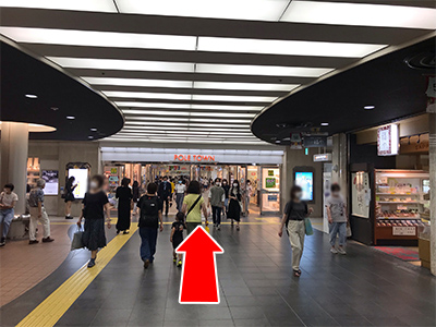 地下鉄大通駅からハピネス札幌まで2
